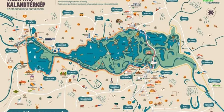 Megjelent a 2023-as Tisza-tavi Kalandtérkép